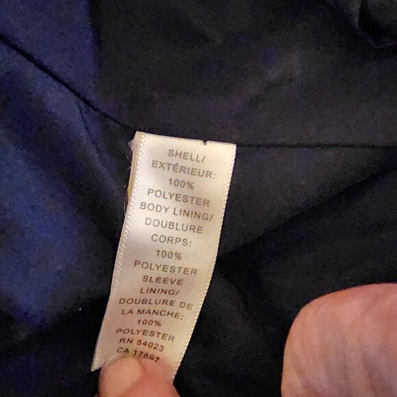 Banana Republic Men's Black Zip Front Jacket Size L | Lightweight Casual Bomber - Picture 8 of 9